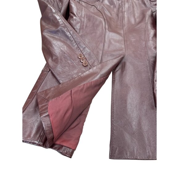 Wilsons Suede & Leather Mens Brown Blazer Jacket Size 36 SKU 7188 - Picture 16 of 16